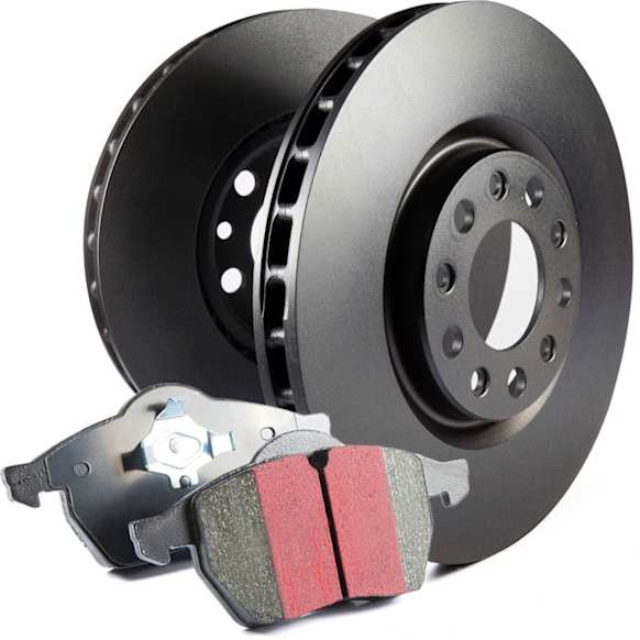 S1KF1900 Front Brake Disc and Pad Kit, Plain Surface 5 Lugs Aramid Fiber S1 Ultimax2 Pad and RK Premium Rotors
