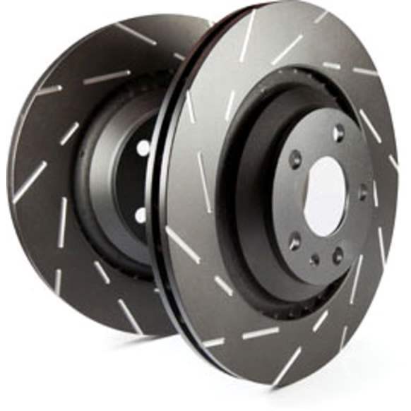 USR2031 Rear Brake Disc, Slotted, 5 Lugs, 2.3L, 4Cyl, USR Sport Slotted