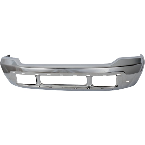 Front Bumper, Chrome, With Molding Holes, With Holes for Pad