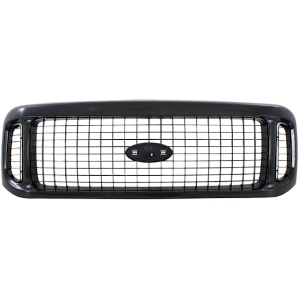 2001 Ford Excursion XLT - Grille, Painted Black Shell with Painted Gray Insert
