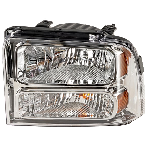 Driver Side Headlight, with Bulb, Halogen, Clear Lens, Except Harley Davidson Model