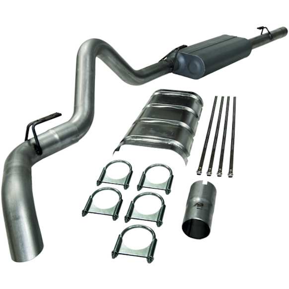 17126 Cat-Back Exhaust System, 5.7L, 8Cyl, Made of Aluminized Steel, Force II Series