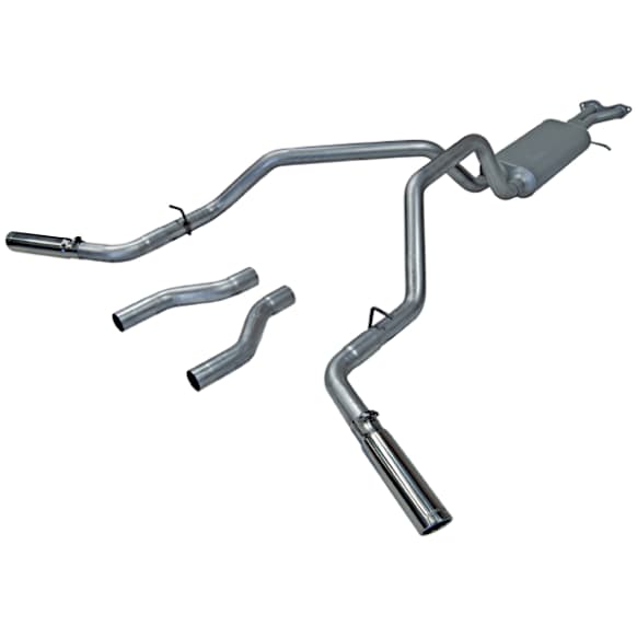 17468 Cat-Back Exhaust System, 5.7L, 8Cyl, Made of Aluminized Steel, American Thunder Series