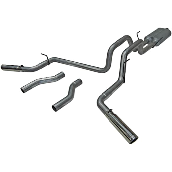 17476 Cat-Back Exhaust System, Made of Aluminized Steel, American Thunder Series