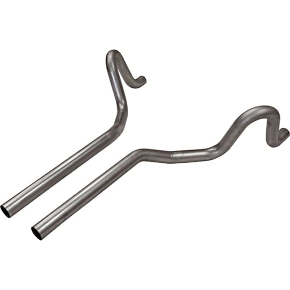815802 Prebent Series Tail Pipe - Natural, Stainless Steel, Direct Fit, Set of 2