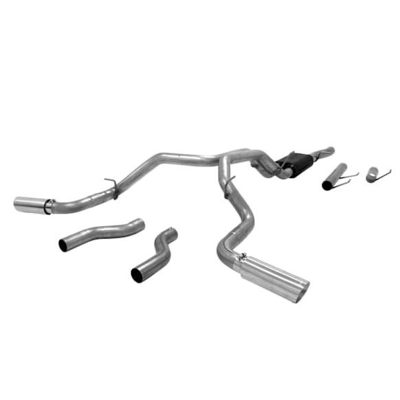 817709 Cat-Back Exhaust System, 6.4L, 8Cyl, Made of Stainless Steel, American Thunder Series