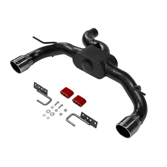 818120 Axle-Back Exhaust System, Made of Stainless Steel, Outlaw Series