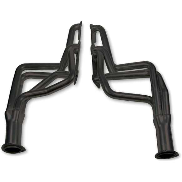 11170FLT Headers Long Tube, Painted Black, Made of Steel