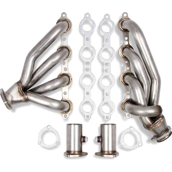 2002 Chevrolet S10 - Headers, Shorty, 6 Cyl 4.3L, LS Swap, Natural, Made of Stainless Steel