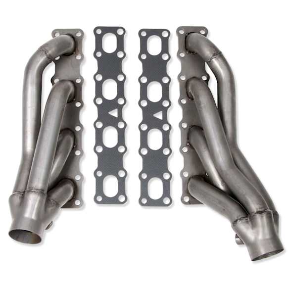 17000FLT Headers Shorty, Natural, Made of Stainless Steel