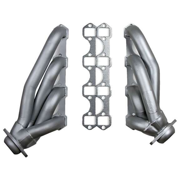32138FLT Headers Shorty, Silver Ceramic Coated, Made of Stainless Steel