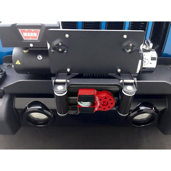 00050-01 Winch Link - Powdercoated red, Aluminum