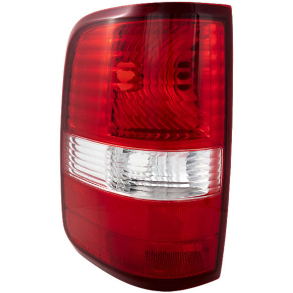 Driver Side Tail Light, without Bulb, Halogen, Clear and Red Lens, Styleside, New Body Style, Production Date To August 8 2005, Except H-Davidson Model