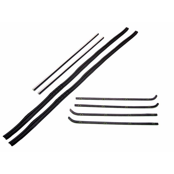 KG1005-8 Driver and Passenger Side, Upper, Inner and Outer Weatherstrip Kit, Set of 2