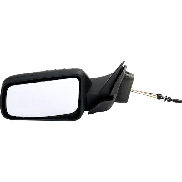 Driver Side Mirror, Manual Adjust, Lever Control, Non-Folding, Non-Heated, With (1) Paintable and (1) Textured Black Cap, Without Blind Spot Feature, S Model, Sedan