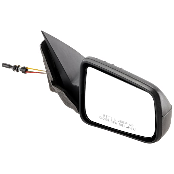 2010 Ford Focus S - Passenger Side Mirror, Manual Adjust, Non-Heated, With 1 Paintable and 1 Textured Black Cap, Non-Folding, No Signal Light, No Blind Spot Feature, No Memory, No Puddle Light, No Auto-Dimming, Sedan