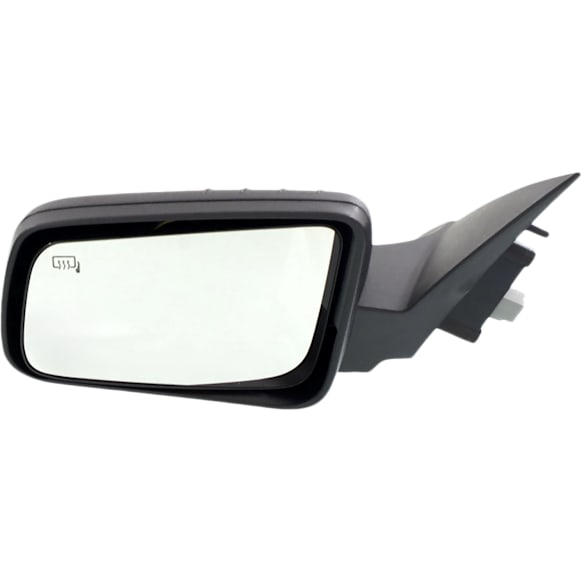 2008 Ford Focus - Driver Side Mirror, Power Adjust, Heated, With 1 Paintable and 1 Textured Black Cap, Non-Folding, No Signal Light, No Blind Spot Feature, No Memory, No Puddle Light, No Auto-Dimming