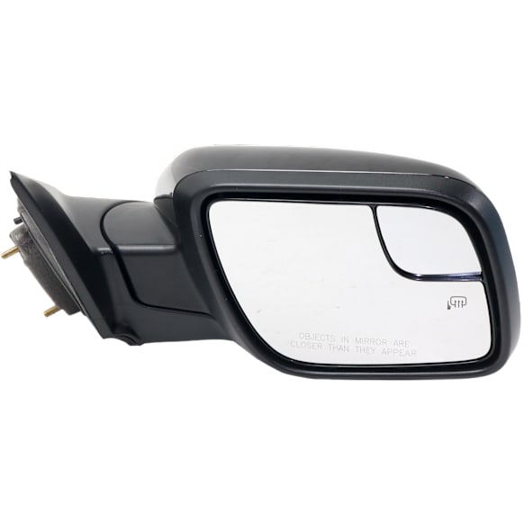 2017 Ford Explorer XLT - Passenger Side Mirror, Power Adjust, Heated, Paintable, Manual Folding, In-housing Signal Light, With Blind Spot Glass, No Memory, With Puddle Light, No Auto-Dimming