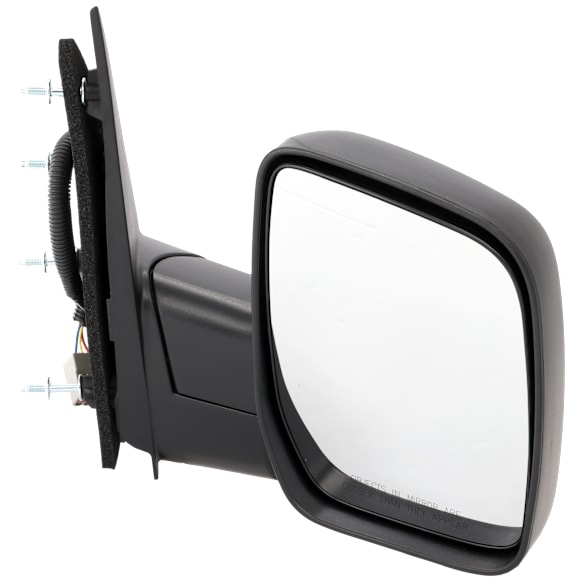 2008 Ford E-250 Base - Passenger Side Mirror, Power, Non-Heated, Textured Black, Manual Folding, No Signal Light, No Blind Spot Feature, No Memory, No Puddle Light, No Auto-Dimming
