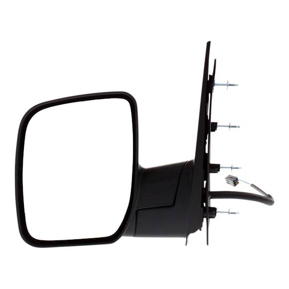 2011 Ford E-150 - 4-bolt Mount, Driver Side Mirror, Power, Non-Heated, Textured Black, Manual Folding, No Signal Light, No Blind Spot Feature, No Memory, No Puddle Light, No Auto-Dimming