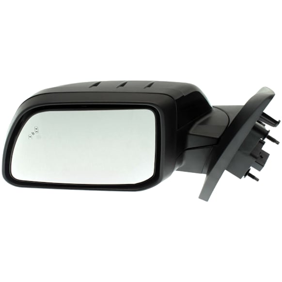 2013 Ford Edge - Driver Side Mirror, Power Adjust, Heated, Paintable, Manual Folding, In-housing Signal Light, With Blind Spot Detection in Glass, No Memory, With Puddle Light, No Auto-Dimming
