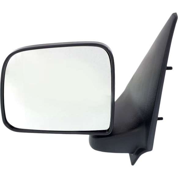 Driver Side Mirror, Manual Adjust, Manual Folding, Non-Heated, Textured Black, No Signal Light, No Memory, No Puddle Light, No Auto-Dimming, No Blind Spot Feature