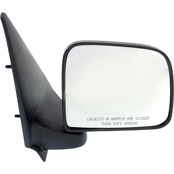 Passenger Side Mirror, Manual Adjust, Manual Folding, Non-Heated, Textured Black, No Signal Light, No Memory, No Puddle Light, No Auto-Dimming, No Blind Spot Feature