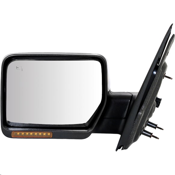 2007 Lincoln Mark LT - Driver Side Mirror, Power Adjust, Heated, Chrome, Power Folding, In-housing Signal Light, No Blind Spot Feature, With Memory, With Puddle Light, No Auto-Dimming