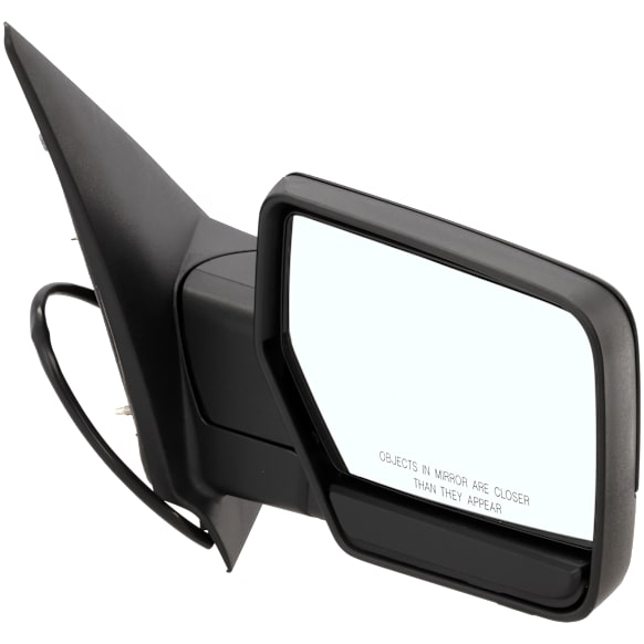 2012 Ford Expedition - Passenger Side Mirror, Power Adjust, Non-Heated, Textured Black, Manual Folding, No Signal Light, No Blind Spot Feature, No Memory, With Puddle Light, No Auto-Dimming