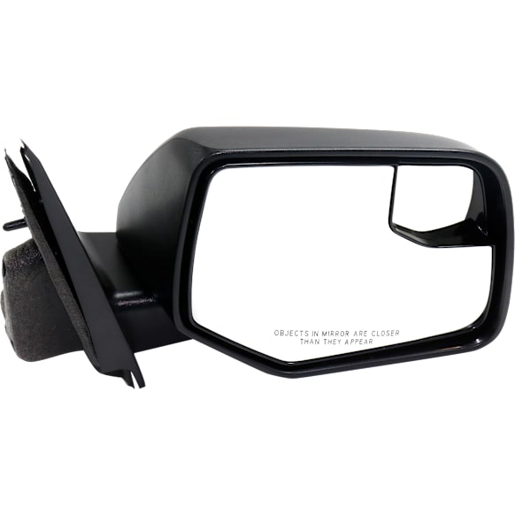 2011 Ford Escape - Passenger Side Mirror, Power Adjust, Non-Heated, Textured Black, Manual Folding, No Signal Light, With Blind Spot Glass, No Memory, No Puddle Light, No Auto-Dimming