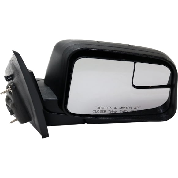 2009-2011 Ford Edge - Passenger Side Mirror, Power Adjust, Non-Heated, Manual Folding, Textured Black, No Signal Light, No Memory, No Puddle Light, No Auto-Dimming, With Blind Spot Glass