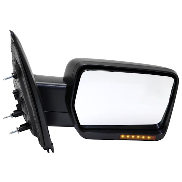 Passenger Side Mirror, Power Adjust, Heated, Manual Folding, Textured Black, In-housing Signal Light, No Memory, No Puddle Light, No Auto-Dimming, No Blind Spot Feature