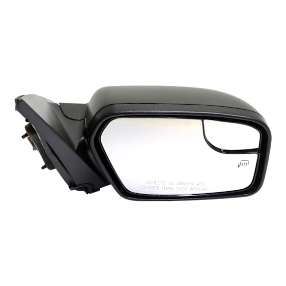 2011 Ford Fusion SE - Passenger Side Mirror, Power Adjust, Heated, Textured Black, Non-Folding, No Signal Light, With Blind Spot Glass, No Memory, No Puddle Light, No Auto-Dimming
