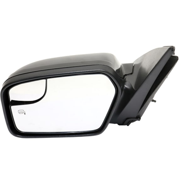 2011-2012 Ford Fusion - Driver Side Mirror, Power, Non-Folding, Heated, Paintable, No Signal Light, No Memory, No Puddle Light, No Auto-Dimming, With Blind Spot Glass