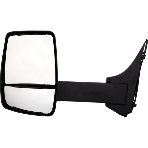 4-bolt mount, Driver Side Towing Mirror, Manual Adjust, Non-Heated, Manual Folding, Textured Black, No Signal Light, No Memory, No Puddle Light, No Auto-Dimming, No Blind Spot Feature