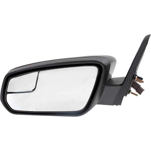 2012 Ford Mustang - Driver Side Mirror, Power Adjust, Non-Heated, With 1 Paintable and 1 Textured Black Cap, Non-Folding, No Signal Light, With Blind Spot Glass, No Memory, No Puddle Light, No Auto-Dimming, Coupe