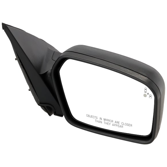 2010 Ford Fusion SEL - Passenger Side Mirror, Power Adjust, Heated, With 1 Paintable and 1 Textured Black Cap, Non-Folding, No Signal Light, With Blind Spot Detection in Glass, No Memory, With Puddle Light, No Auto-Dimming