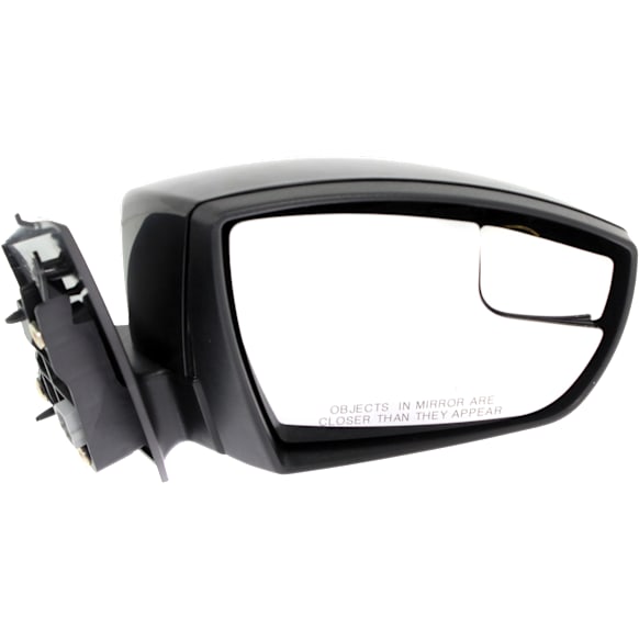 Passenger Side Mirror, Power, Manual Folding, Non-Heated, Paintable, In-housing Signal Light, No Memory, No Puddle Light, No Auto-Dimming, With Blind Spot Glass