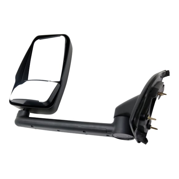 2007 Ford F-450 Super Duty Lariat - Driver Side Towing Mirror, Manual Adjust, Non-Heated, Paintable, Manual Folding, No Signal Light, With Blind Spot Glass, No Memory, No Puddle Light, No Auto-Dimming