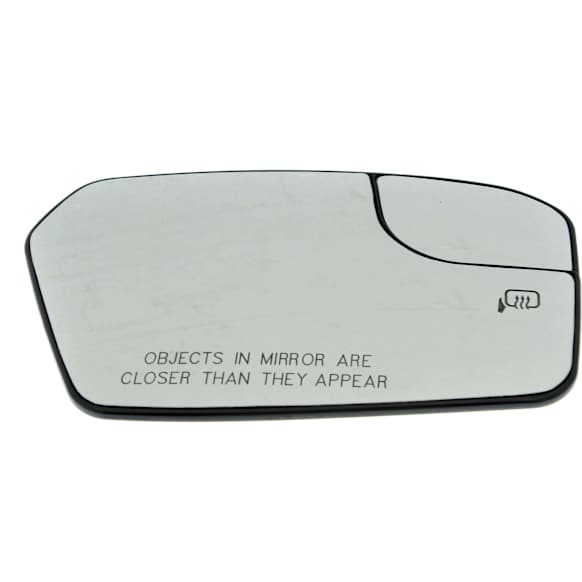 Passenger Side Mirror Glass, Heated, With Blind Spot Glass, Convex, With backing plate; With built-in blind spot glass, For Models No Blind Spot Information System