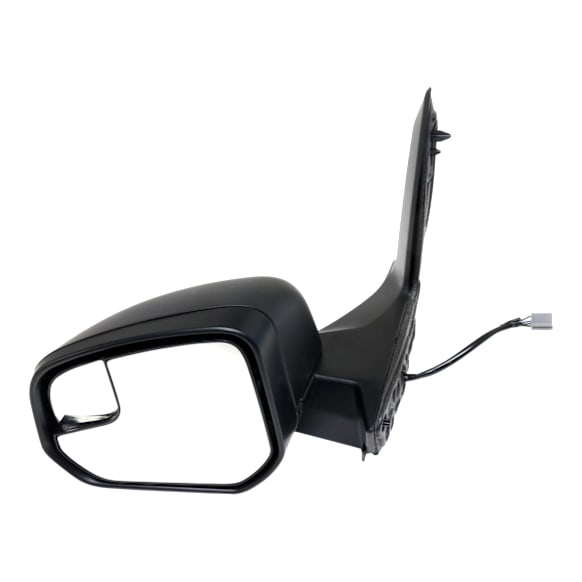 2021 Ford Transit Connect XLT - Driver Side Mirror, Power Adjust, Heated, Textured Black, Manual Folding, No Signal Light, With Blind Spot Glass, No Memory, No Puddle Light, No Auto-Dimming