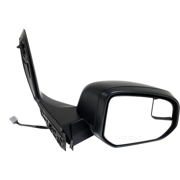 2021 Ford Transit Connect - Passenger Side Mirror, Power Adjust, Heated, Textured Black, Manual Folding, No Signal Light, With Blind Spot Glass, No Memory, No Puddle Light, No Auto-Dimming
