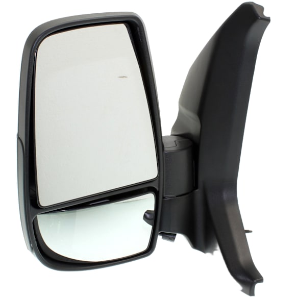 Driver Side Mirror, Power Adjust, Non-Heated, Manual Folding, Textured Black, No Signal Light, No Memory, No Puddle Light, No Auto-Dimming, No Blind Spot Feature