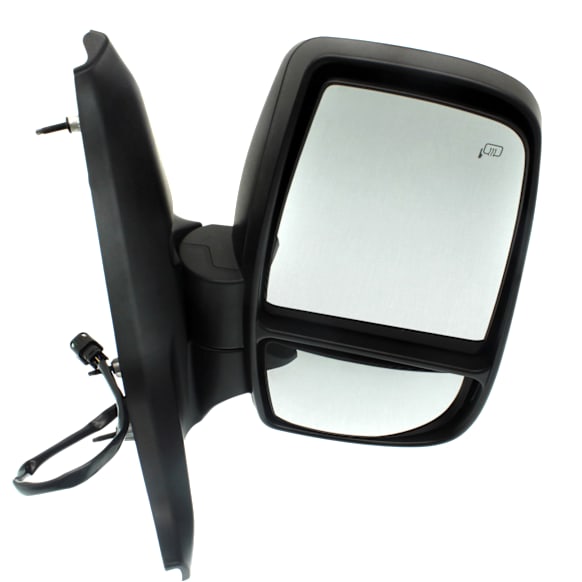 Passenger Side Mirror, Power Adjust, Heated, Manual Folding, Textured Black, In-housing Signal Light, No Memory, No Puddle Light, No Auto-Dimming, No Blind Spot Feature