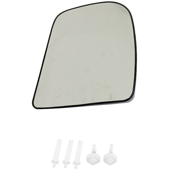 2001 Ford Excursion - Mirror Glass Passenger Side, Upper, For Models With Towing Mirror, Non-Heated, No Blind Spot Feature, No Signal Light