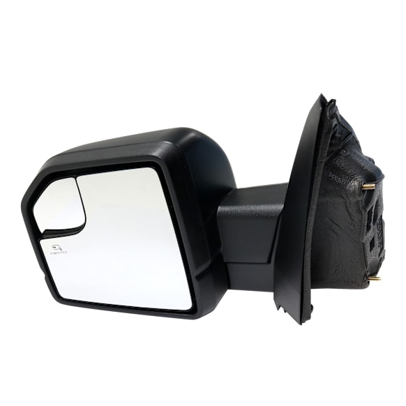 2018 Ford F-150 - Driver Side Mirror, Power Adjust, Heated, Paintable, Power Folding, In-housing Signal Light, With Blind Spot Glass, With Memory, With Puddle Light, No Auto-Dimming, Extended Cab Pickup