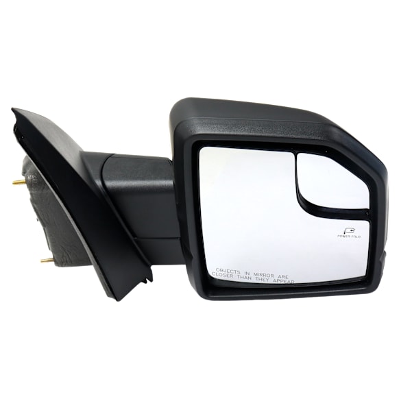 2016 Ford F-150 - Passenger Side Mirror, Power Adjust, Heated, Paintable, Power Folding, In-housing Signal Light, With Blind Spot Glass, With Memory, With Puddle Light, No Auto-Dimming, Extended Cab Pickup