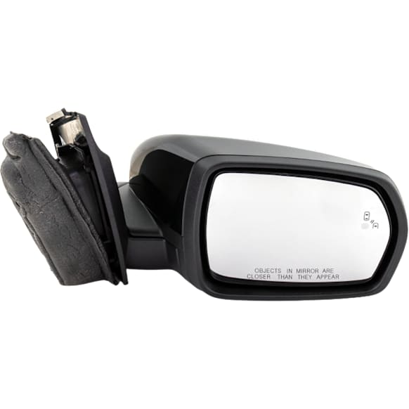 2015-2018 Ford Edge - Passenger Side Mirror, Power Adjust, Heated, Manual Folding, Paintable, In-housing Signal Light, With Memory, No Puddle Light, No Auto-Dimming, With Blind Spot Detection in Glass