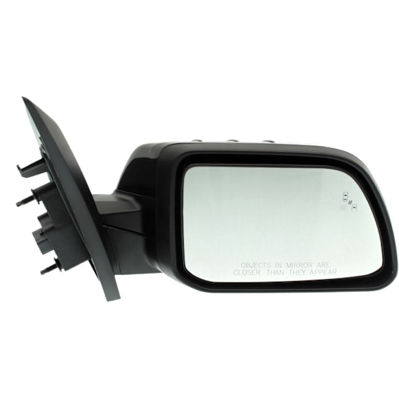 2011-2014 Ford Edge - Passenger Side Mirror, Power Adjust, Heated, Manual Folding, Paintable, No Signal Light, With Memory, With Puddle Light, No Auto-Dimming, With Blind Spot Detection in Glass