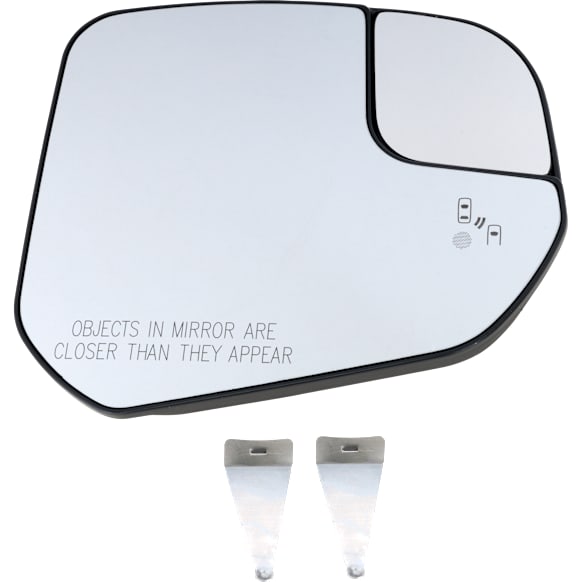 2016-2023 Ford Transit Connect - Driver Side Mirror Glass, Heated, with Blind Spot Detection In Glass, No Turn Signal Light, with Auto-Dimming, Mini Passenger Van/Mini Cargo Van